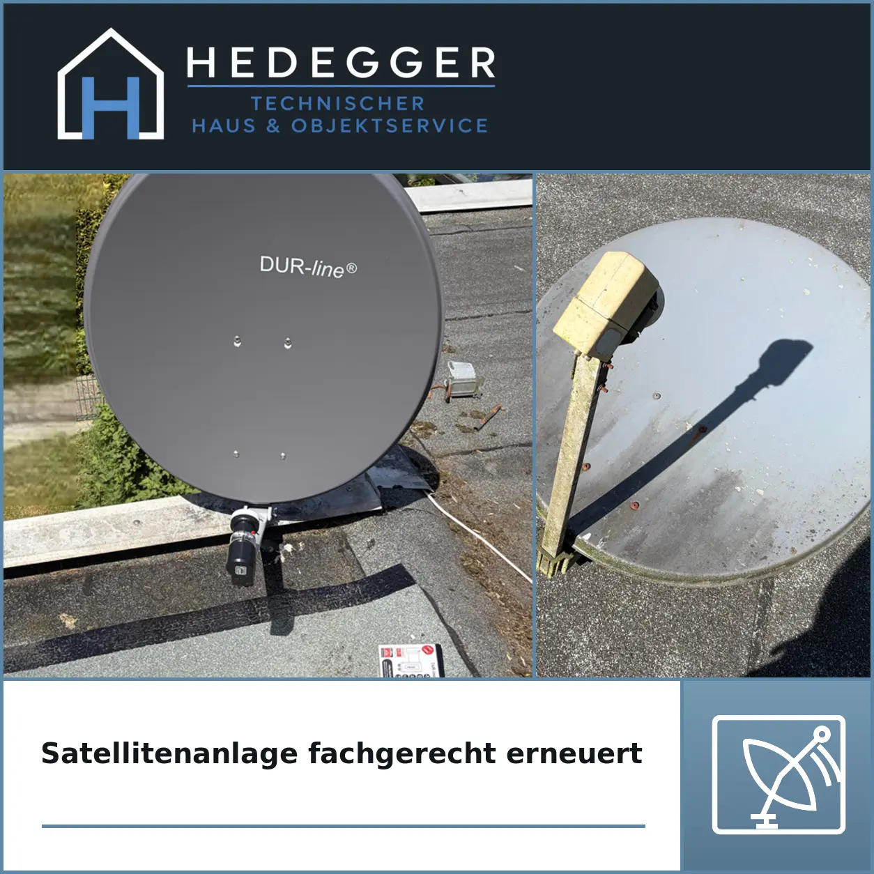 Satellitenanlage fachgerecht erneuert
