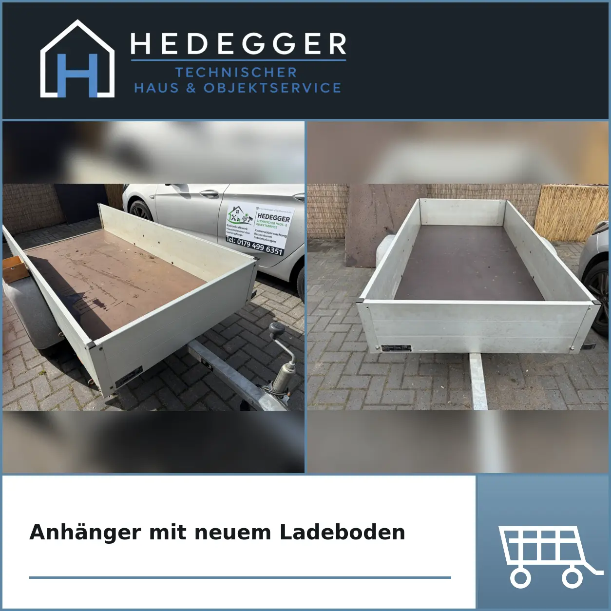 Anhänger mit neuem Ladeboden